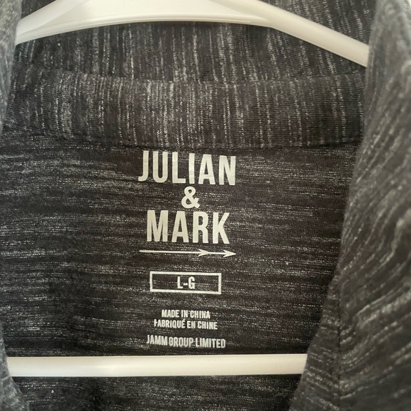 Julian and Mark large SS polo black - Picture 2 of 3